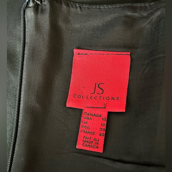 JS Collections Black Evening Gown - Picture 6 of 6